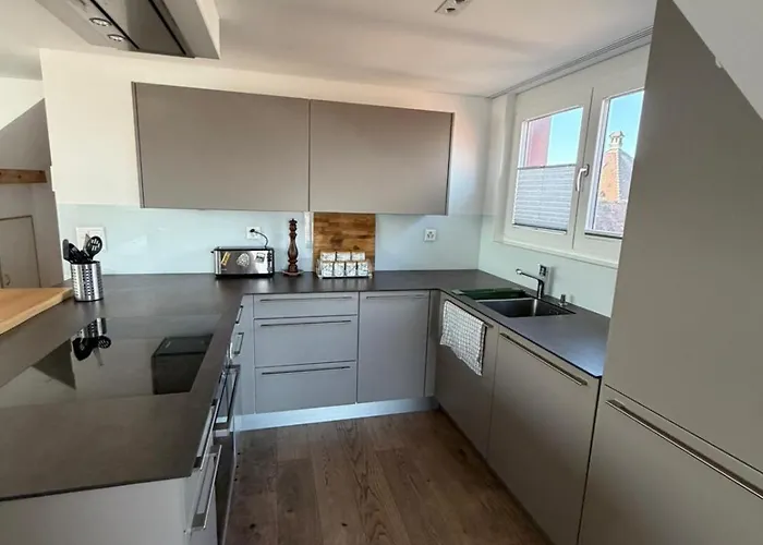 Apartman Elegante Maisonette Mit See-panorama In Rorschach