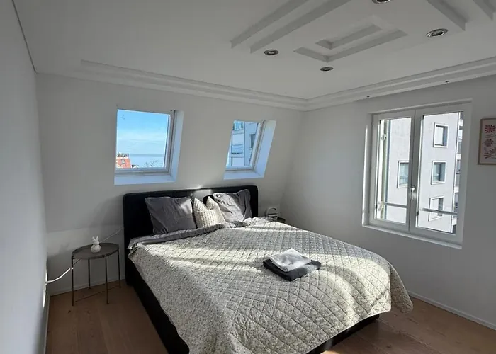 Apartman Elegante Maisonette Mit See-panorama In Rorschach